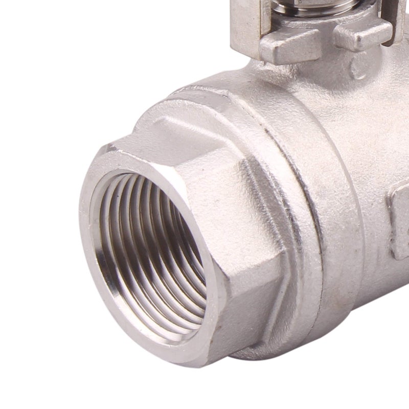 DERNORD Stainless Steel 304 Ball Valve, Full Port Heavy Duty for WOG with Locking Device (3/4" NPT) - Image 5